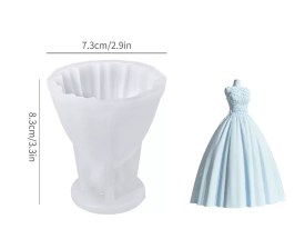 Molde silicona vestido chico
